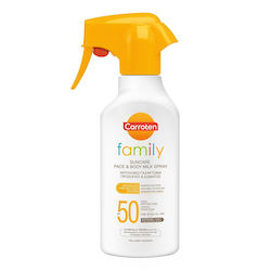 Carroten Family Wasserfest Sonnenschutz Creme Für Gesicht und Körper SPF50 in Spray 270ml