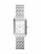 Fossil Raquel Γυναικείο Ρολόι 41mm Χρονογράφος Μπαταρίας με Ασημί Μεταλλικό Μπρασελέ