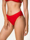 Bluepoint Bikini Slip Hohe Taille Rot