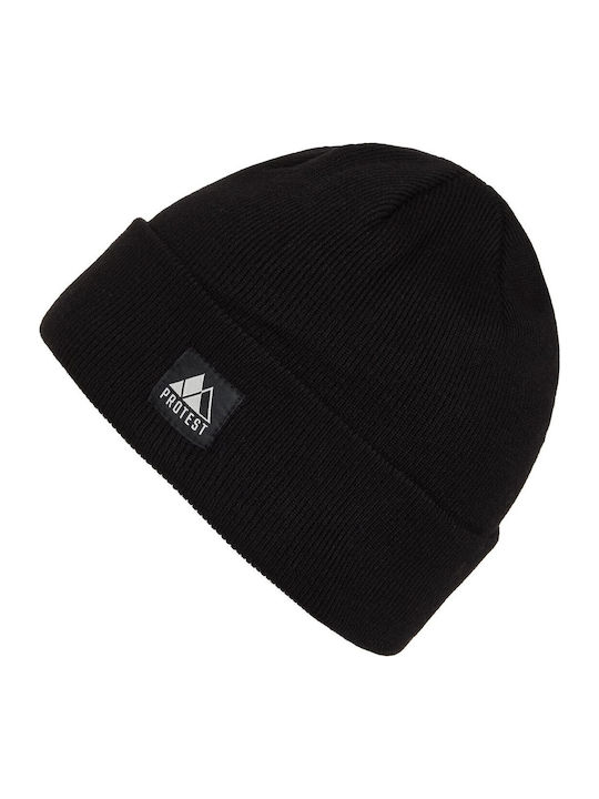 Beanie Unisex Beanie Knitted in Black color