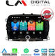 LM Digital Ηχοσύστημα Αυτοκινήτου για Fiat 500 2016> (Bluetooth/USB/WiFi/GPS/Apple-Carplay/Android-Auto) με Οθόνη Αφής 9"