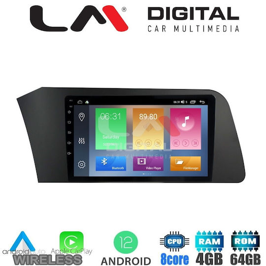 LM Digital Ηχοσύστημα Αυτοκινήτου για Hyundai Elantra 2021 (Bluetooth/USB/WiFi/GPS/Apple-Carplay/Android-Auto) με Οθόνη Αφής 10"