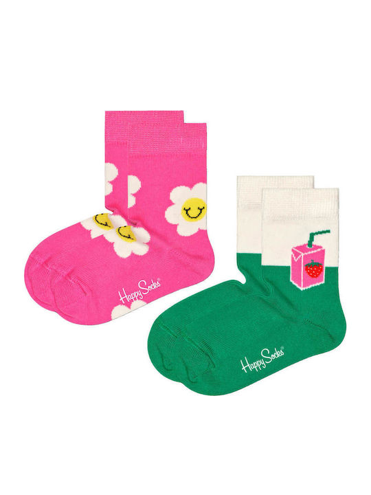 Happy Socks Παιδικές Κάλτσες Μακριές Smiley Dai...