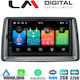 LM Digital Car-Audiosystem für Fiat Panda Panda 2003 - 2012 (Bluetooth/USB/WiFi/GPS) mit Touchscreen 6.8"