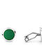 MontBlanc Meisterstück Cufflinks from Steel in Green Color