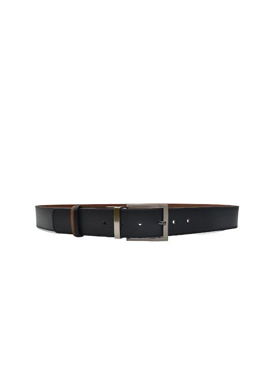 Hawkins Premium Men's Leather Belt Black