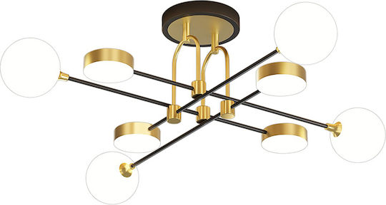 Powertech Ceiling Mount Light 120cm Gold with Socket E27