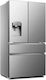 Hisense Side-by-Side Refrigerator 560lt Total NoFrost H178.5xW91.4xD72.5cm Inox RF728N4SASE
