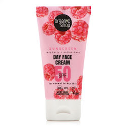 Organic Shop Cranberry Für normale bis trockene Haut Sonnenschutz Creme Für das Gesicht SPF50 50ml