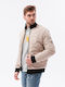 Ombre Men's Bomber Jacket Beige