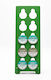 Yoki Стойка за капсули Yoki за 10 капсули Nespresso Green 11x10x28см 1373