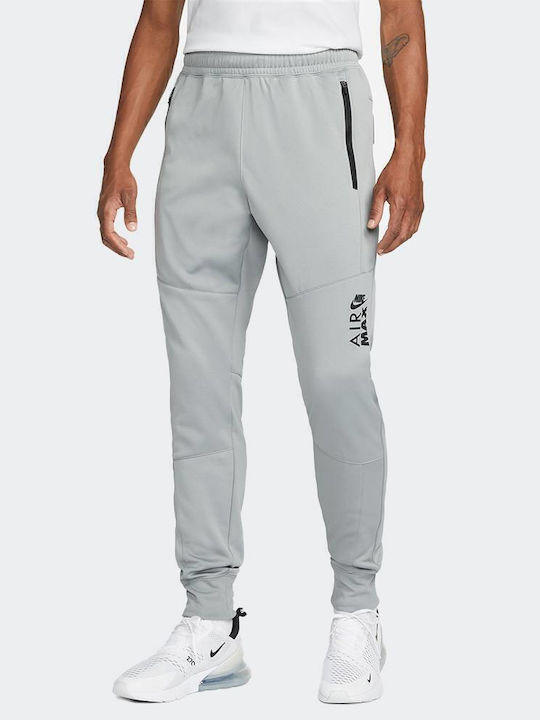 Sweatpants Glossy with Elastic Gray