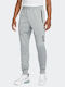 Sweatpants Glossy with Elastic Gray