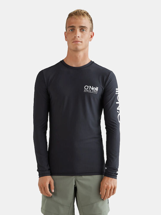 O'Neill UPF 50+ Herren Langärmeliges Sonnenschutzshirt Schwarz