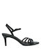 Tamaris Women's Sandals with Thin Medium Heel In Black Colour