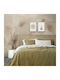 Nima Glee Покривало Кингсайз Микрофибър Beige / Gold Brown 220x240см