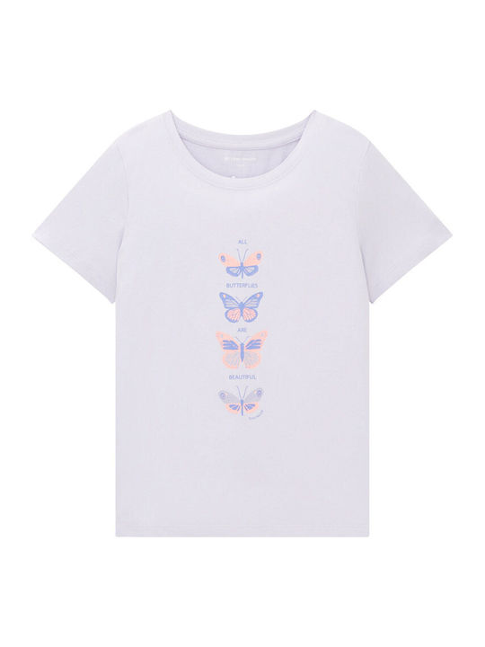 Tom Tailor Παιδικό T-shirt Λιλά