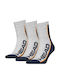Head Stripe Short Crew Athletic Socks Multicolour 3 Pairs