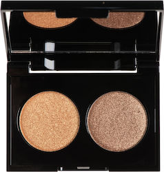 Korres Volcanic Minerals Velvet Dual Eye Shadow Palette in Solid Form Golden Amber 28 3gr Korres Volcanic Minerals Velvet Dual Eye Shadow Palette in Solid Form Golden Amber 28 3gr