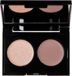 Korres Volcanic Minerals Velvet Dual Eye Shadow Palette in Solid Form Pink Rose 18 3gr