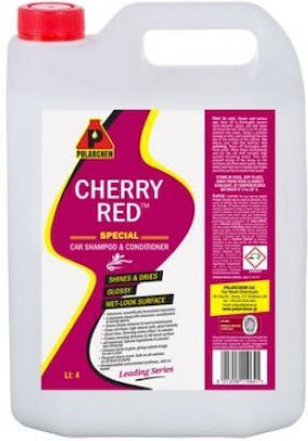 Polarchem Σαμπουάν Καθαρισμού για Αμάξωμα Cherry Red 4lt