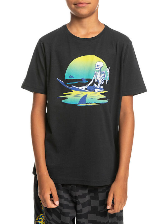 Quiksilver Παιδικό T-shirt Μαύρο Sunset Session