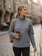 R115F Fleece Damen Jacke in Gray Farbe
