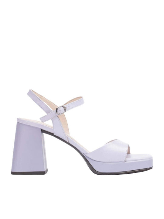-P Sandalen Lila