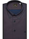 Retro printed slim fit shirt Mauro Boano Blue COTTON BUTTON - DOWN PRINTED ALL DAY, CASUAL