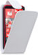 Nokia Vertical Flip Δερματίνης Μαγνητικό Λευκό (Lumia 625)
