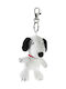 Keychain Wallet Snoopy Fabric White