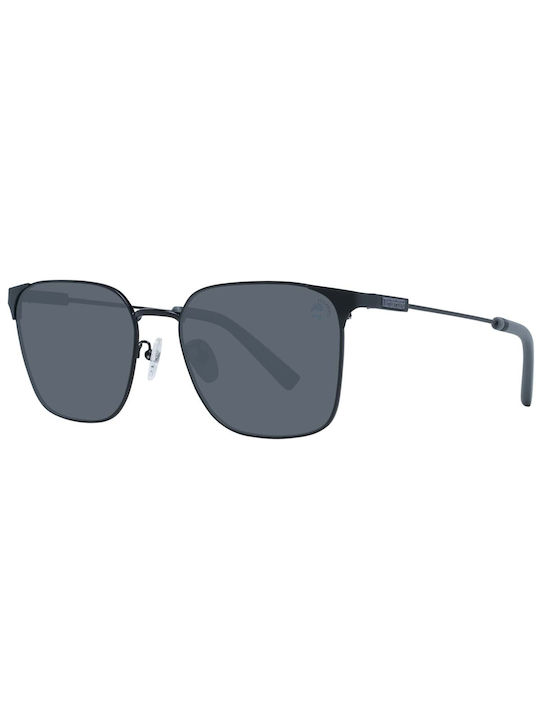 Timberland Men's Sunglasses with Gray Metal Frame and Black Lens TB9275-D 02D