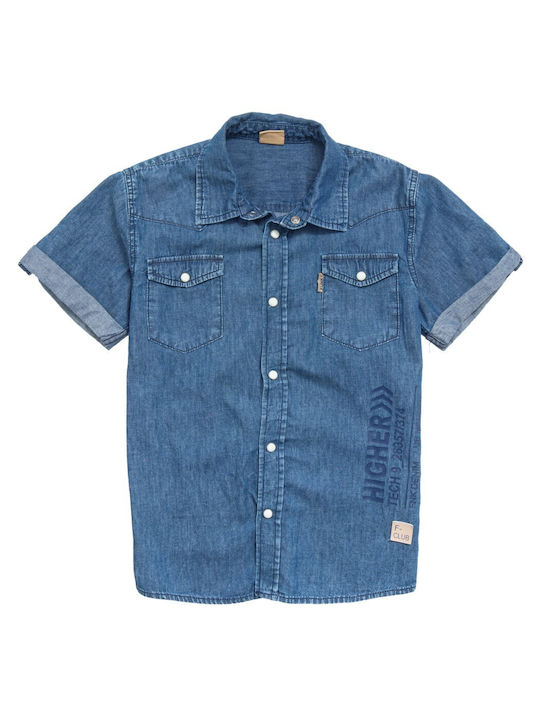 Funky Kids Denim Shirt Blue