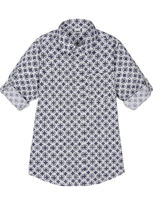 Kids Shirt Long Sleeve Blue