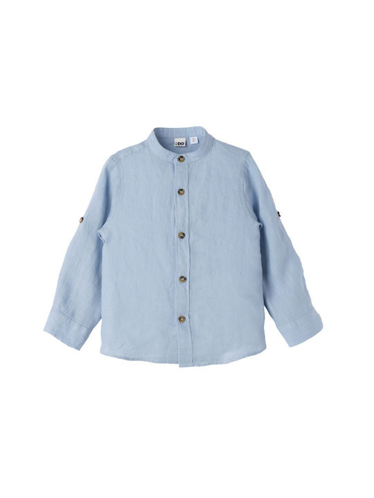 iDO Kids One Color Shirt Light Blue 4