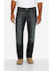 504 Trousers in Regular Fit Navy Blue