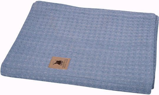Greenwich Polo Club Pătură Pepinieră Swaddling pături 3400 Pique Albastră 80x110cm