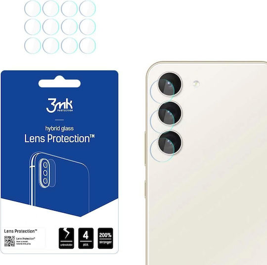 3MK Lens Protection Camera Protection Tempered Glass Transparent for the Galaxy S23
