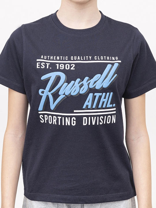 Russell Athletic Παιδικό T-shirt Navy Μπλε