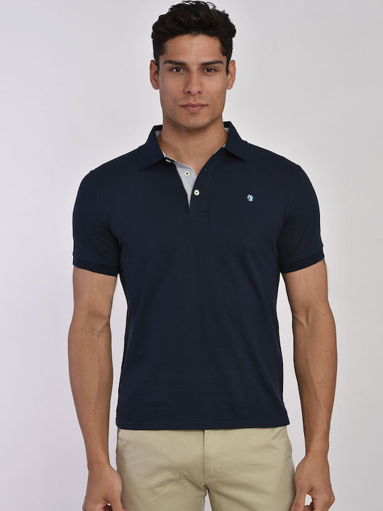 Striped collar polo t-shirt modern fit