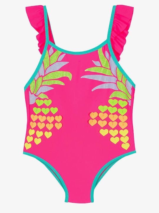 Billieblush Kinder Badeanzug Einteilig Fuchsie