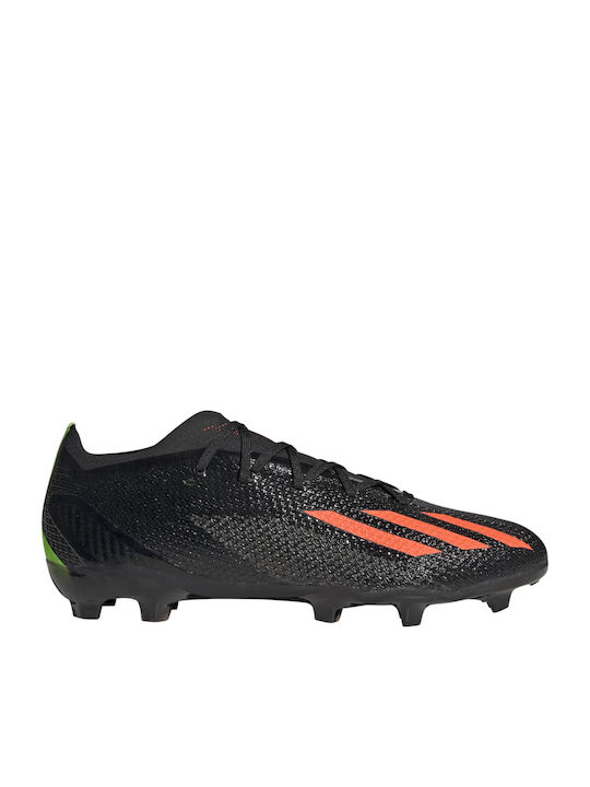 Adidas X Speedportal.2 FG Χαμηλά Ποδοσφαιρικά Παπούτσια με Τάπες Μαύρα