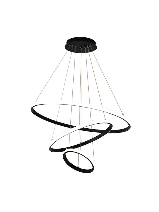 Powertech Pendant Lamp with Built-in LED Black