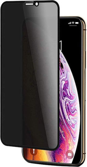 SiiPro Privatsphäre Vollflächig gehärtetes Glas Schwarz (iPhone 11)