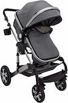 Beboulino Nesna 2 In 1 Adjustable 2 in 1 Baby Stroller Suitable for Newborn Dark Grey