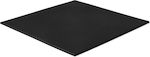 Viking Rubber Gym Exercise Equipment Floor Mat Black 100x100x1.5cm