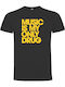 Tshirtakias T-shirt Music Is My Only Drug σε Μαύρο χρώμα