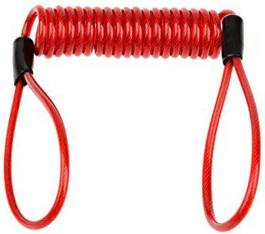 25203001 120cm Motorcycle Lock Reminder Cable in Red
