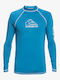Quiksilver On Tour Men's Long Sleeve Sun Protection Shirt Blue