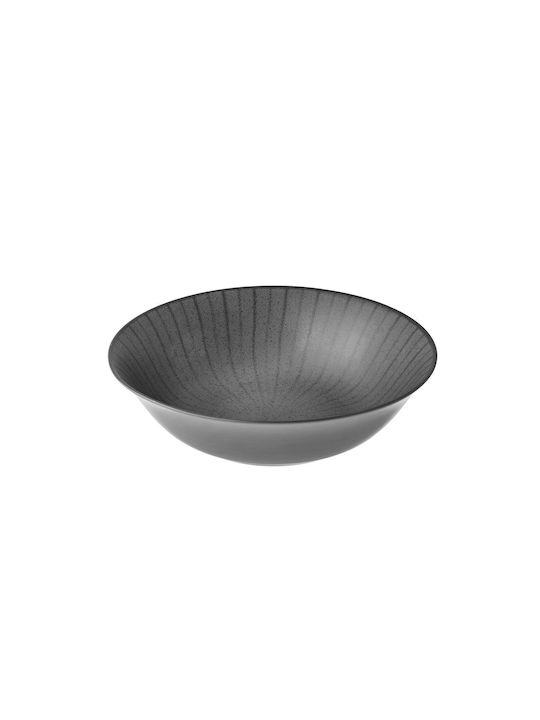 Estia Nordic Porcelain Salad Bowl Gray 23x23cm